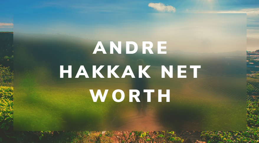 Andre Hakkak Net Worth: A Comprehensive Overview