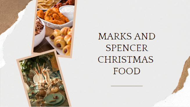 Marks and Spencer Christmas food