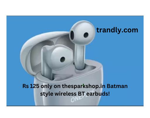 Rs 125 Only on TheSparkShop.in: Batman Style Wireless BT Earbuds